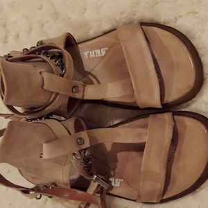 Size 7 real leather sandals.